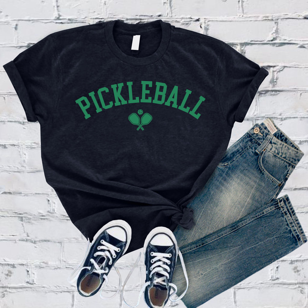 Pickleball and Racquets T-Shirt T-Shirt Tshirts.com Navy S 