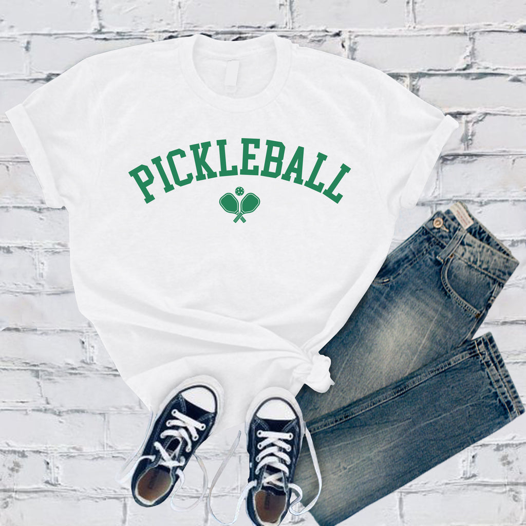 Pickleball and Racquets T-Shirt T-Shirt Tshirts.com White S 