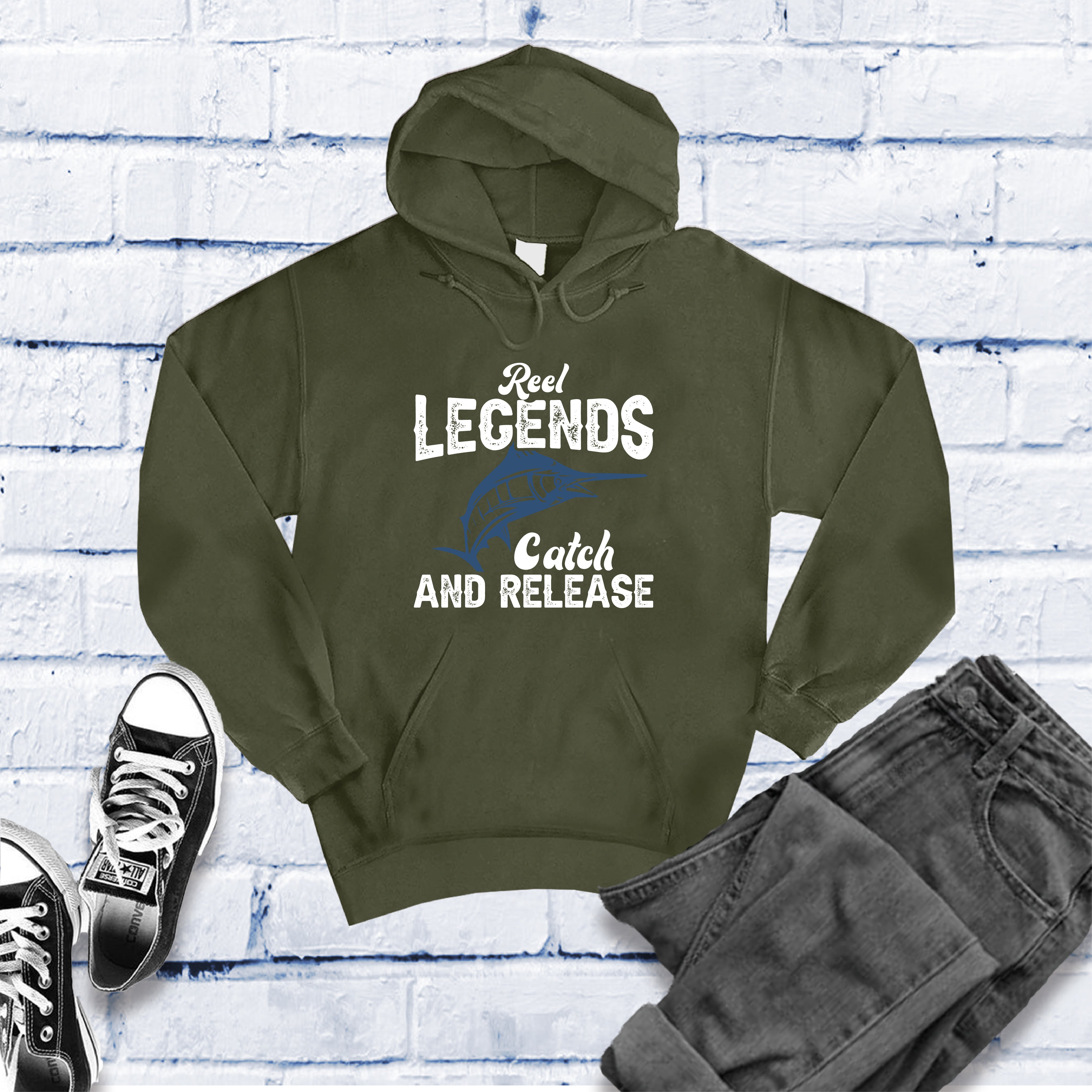 Reel Legends Catch and Release Unisex Hoodie 