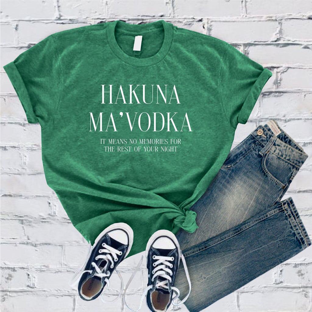Hakuna Ma'Vodka T-Shirt T-Shirt tshirts.com Heather Kelly S 