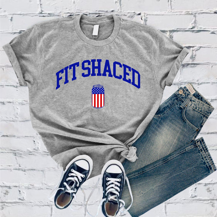 Fit Shaced Stars And Stripes Can T-Shirt Image