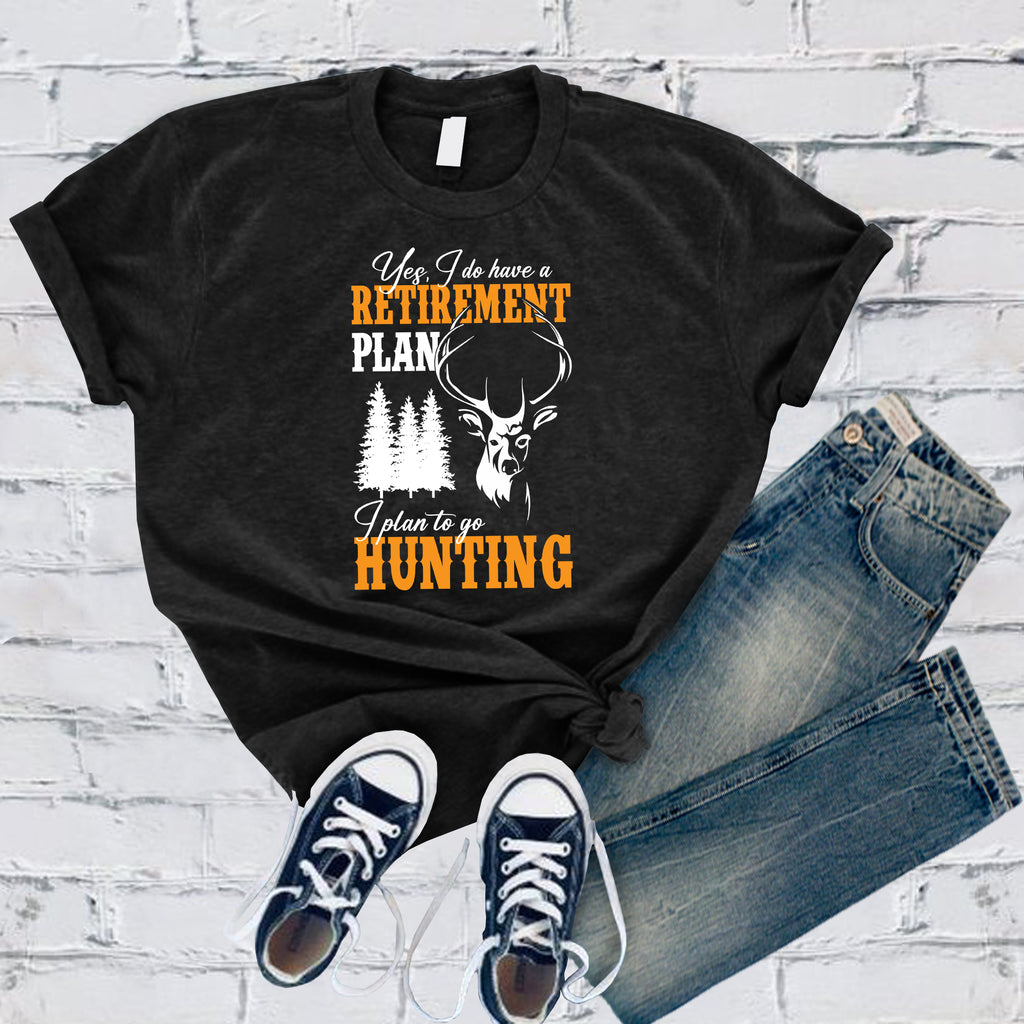 Hunting Retirement Plan T-Shirt T-Shirt tshirts.com Black S 
