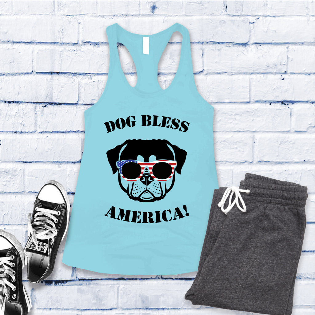 Rottweiler Dog Bless America Women's Tank Top Tank Top tshirts.com Cancun S 