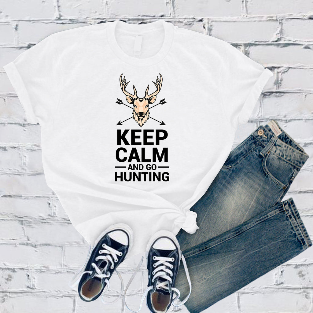 Keep Calm And Go Hunting T-Shirt T-Shirt tshirts.com White S 