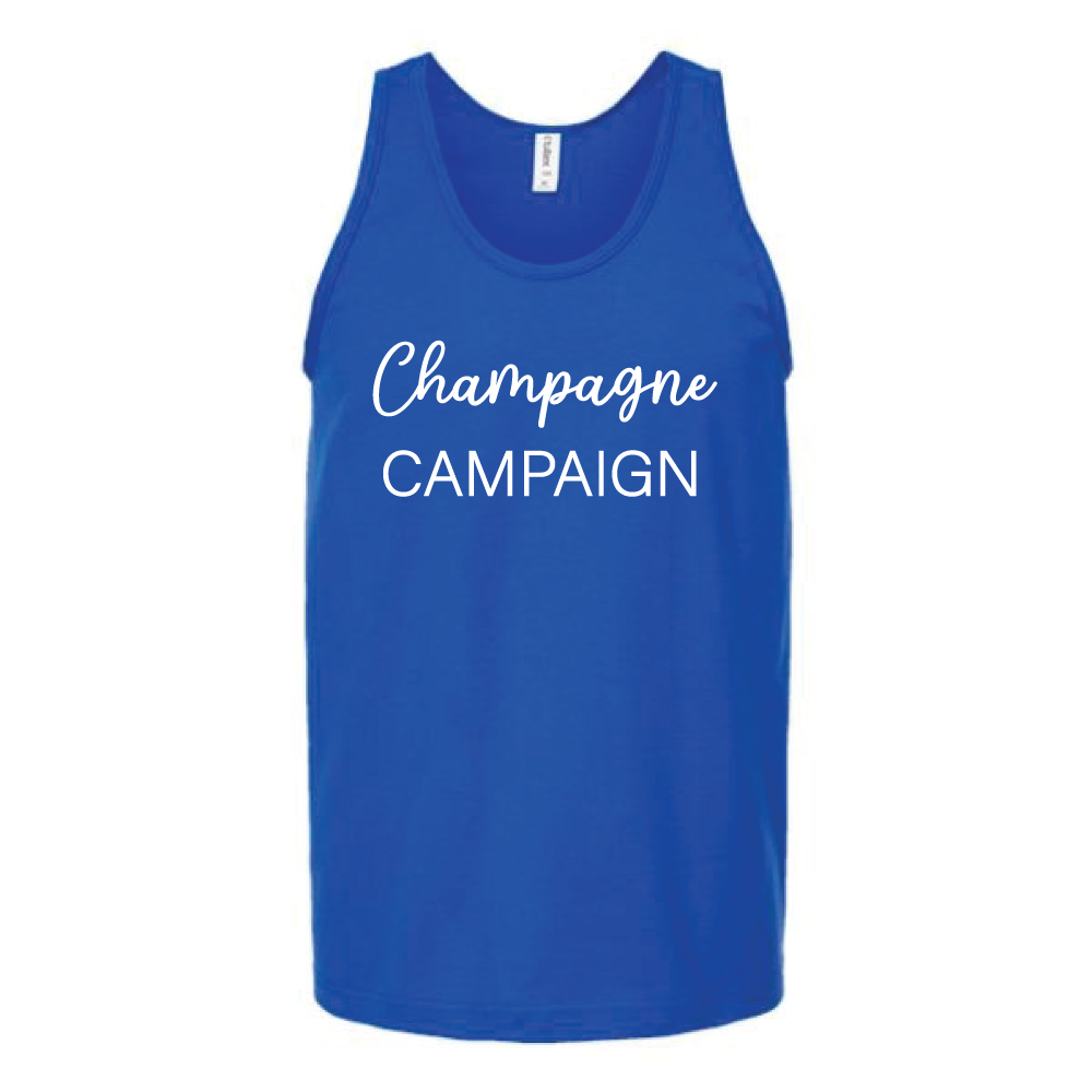 Champagne Campaign Unisex Tank Top Tank Top tshirts.com Royal S 