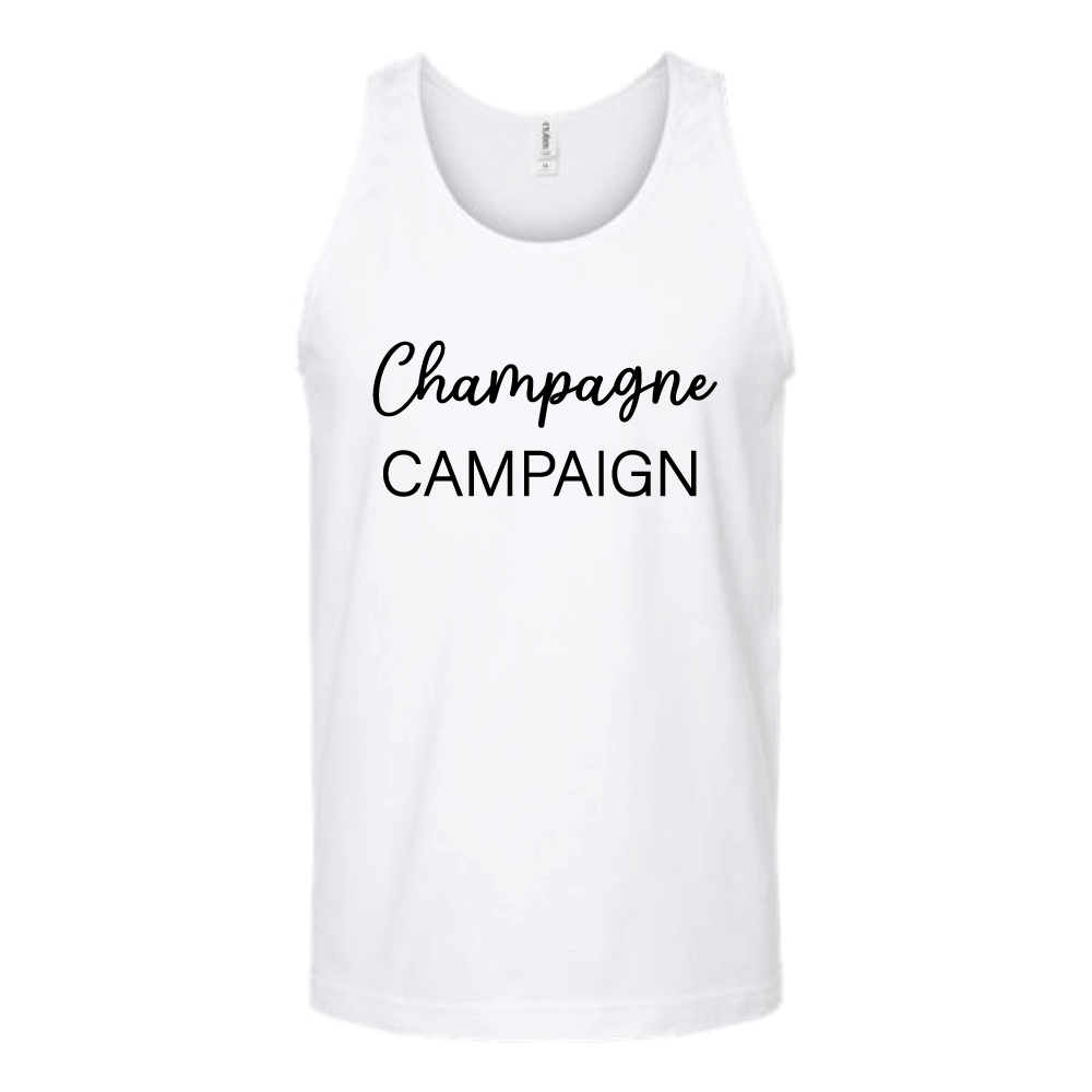 Champagne Campaign Unisex Tank Top Tank Top tshirts.com White S 
