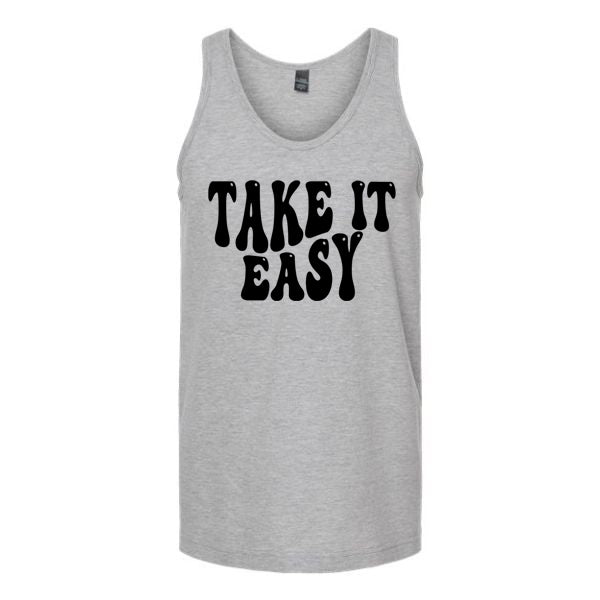 Take It Easy Unisex Tank Top Tank Top Tshirts.com Heather Grey S 