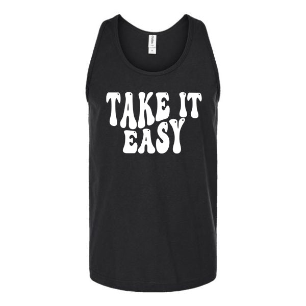 Take It Easy Unisex Tank Top Tank Top Tshirts.com Black S 
