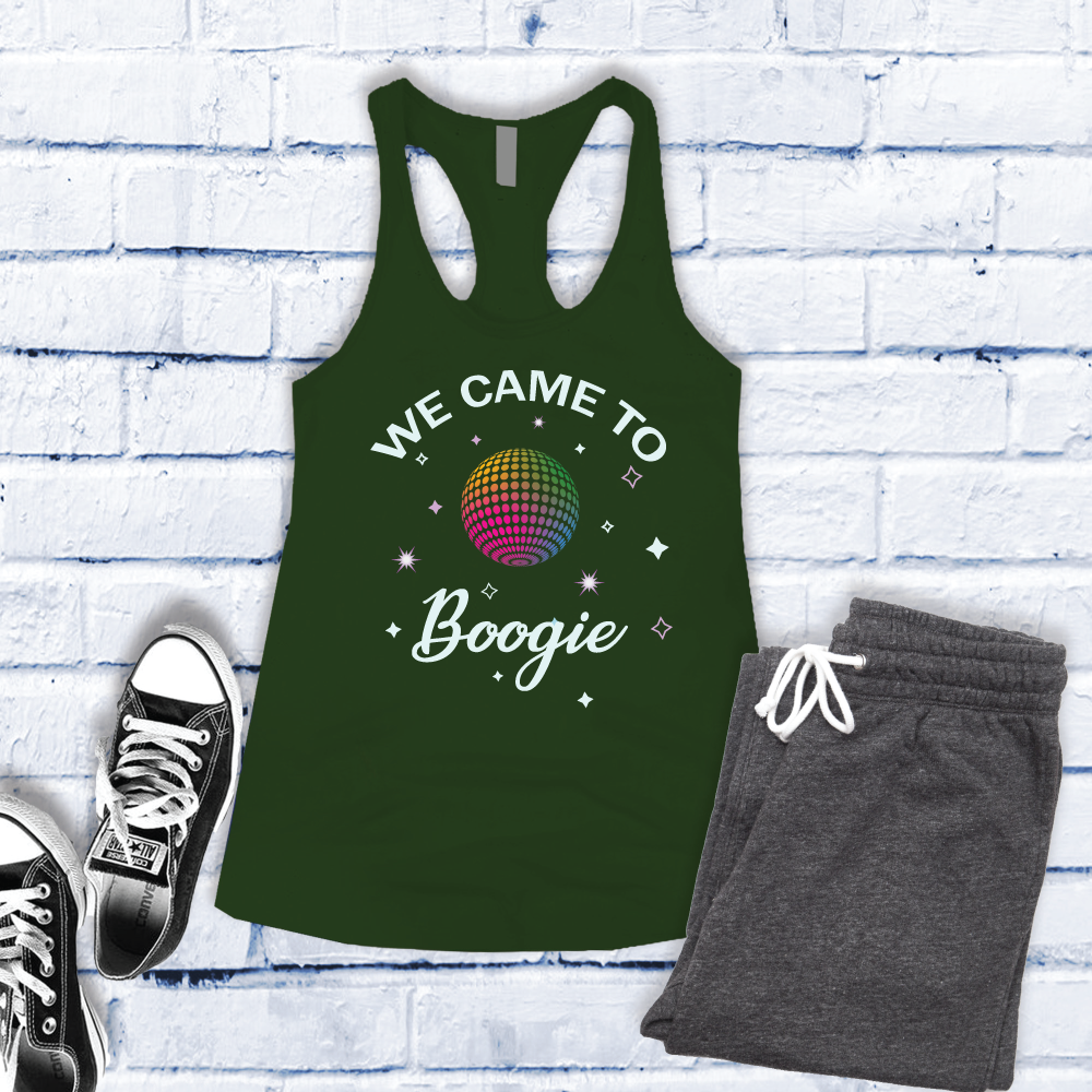 We Came To Boogie Women's Tank Top Tank Top tshirts.com Military Green S 