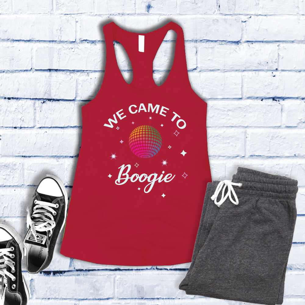 We Came To Boogie Women's Tank Top Tank Top tshirts.com Red S 
