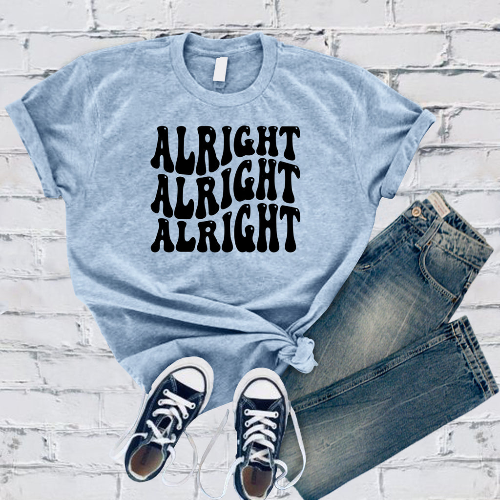 Alright Alright Alright T-Shirt T-Shirt tshirts.com Baby Blue S 
