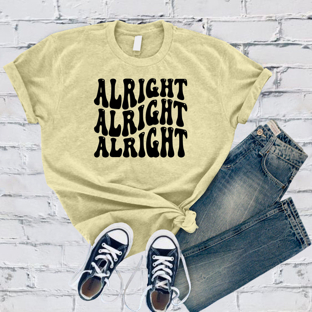 Alright Alright Alright T-Shirt T-Shirt tshirts.com Heather French Vanilla S 