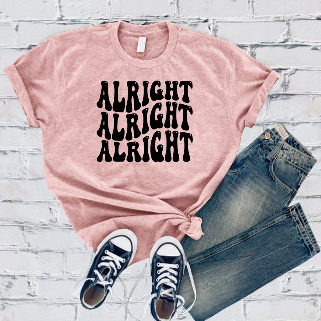 Alright Alright Alright T-Shirt T-Shirt tshirts.com Soft Pink S 