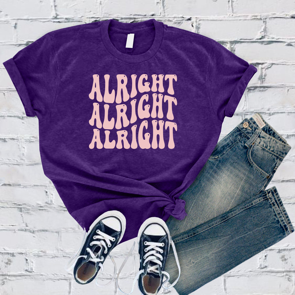 Alright Alright Alright T-Shirt T-Shirt tshirts.com Team Purple S 