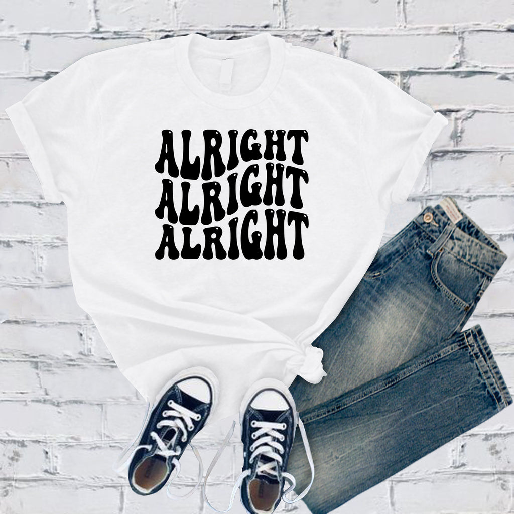 Alright Alright Alright T-Shirt T-Shirt tshirts.com White S 