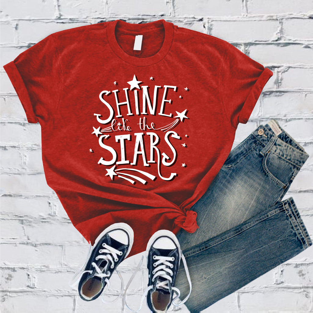 Shine Like The Stars T-Shirt T-Shirt Tshirts.com Red S 