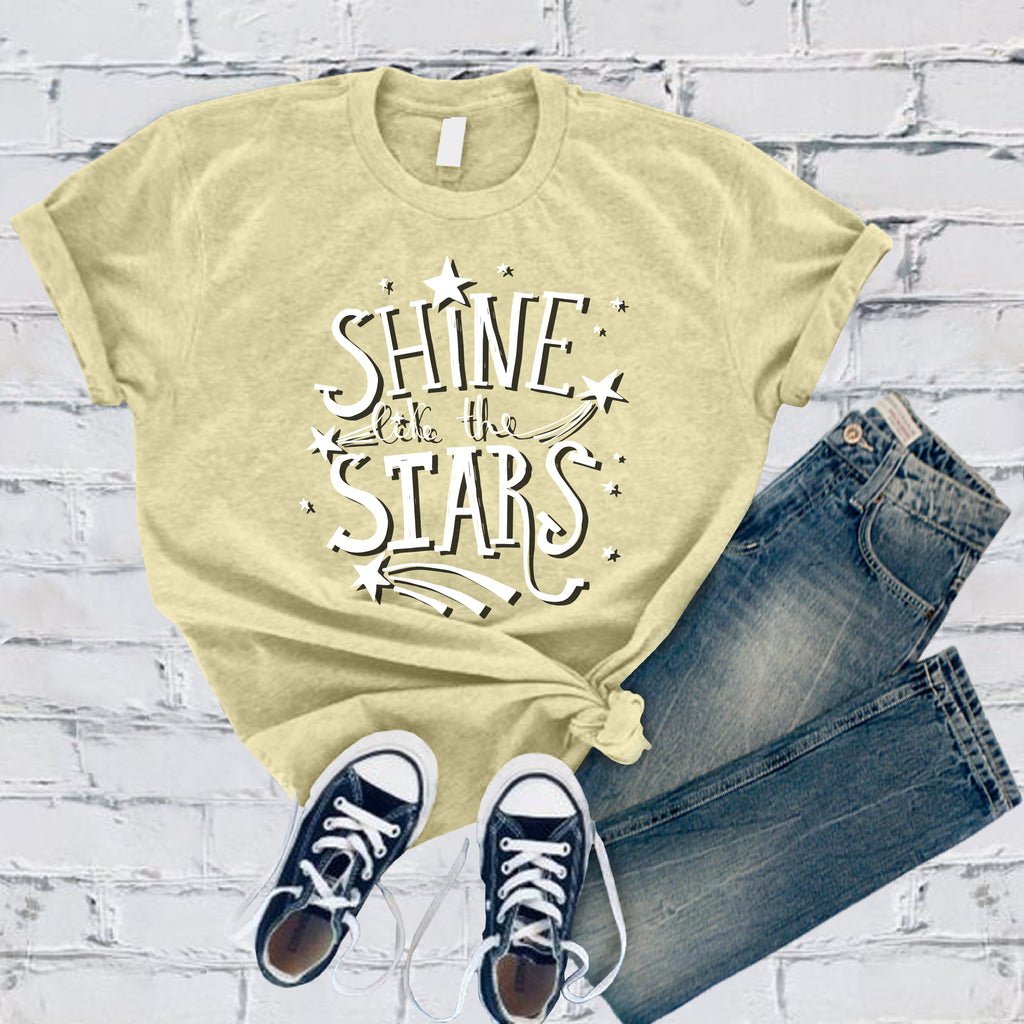 Shine Like The Stars T-Shirt T-Shirt Tshirts.com Heather French Vanilla S 