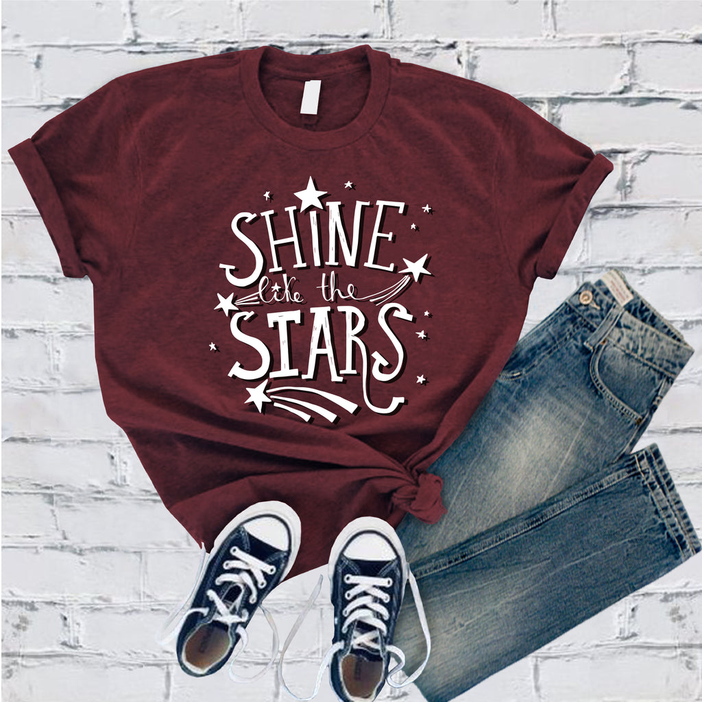 Shine Like The Stars T-Shirt T-Shirt Tshirts.com Maroon S 