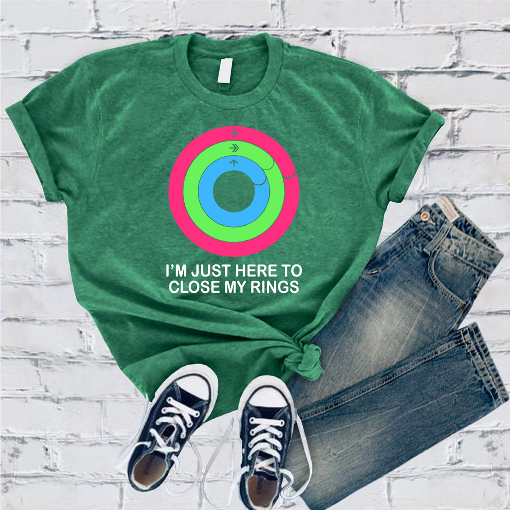 I’m Just Here to Close My Rings T-Shirt T-Shirt tshirts.com Heather Kelly S 