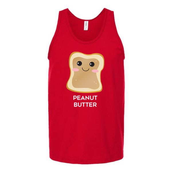 Peanut Butter Unisex Tank Top Tank Top tshirts.com Red S 