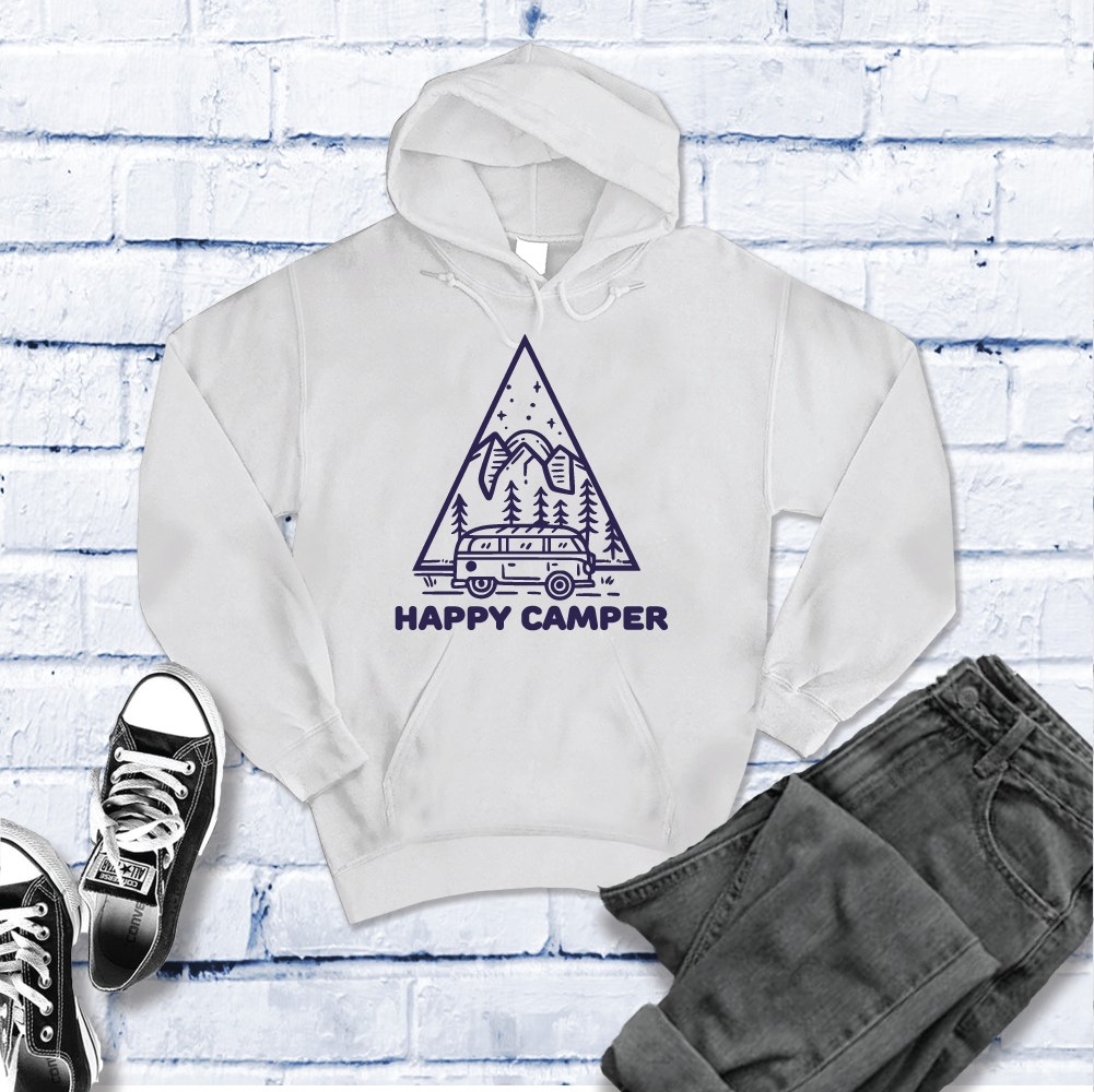 Happy Camper Hoodie Hoodie Tshirts.com White S 