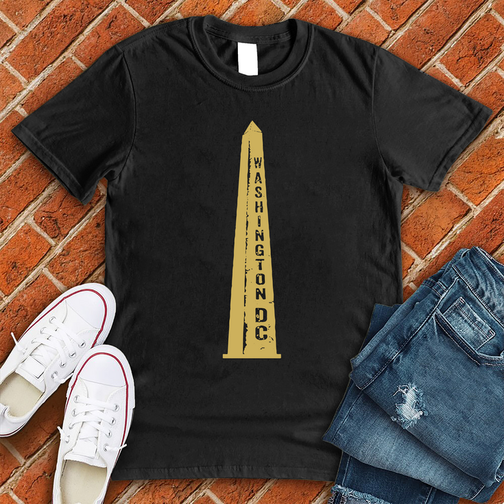 DC Gold Monument T-Shirt Image