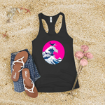 Whale Surfing Women's Tank Top Image