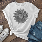 Cosmic Sunflower T-Shirt Image