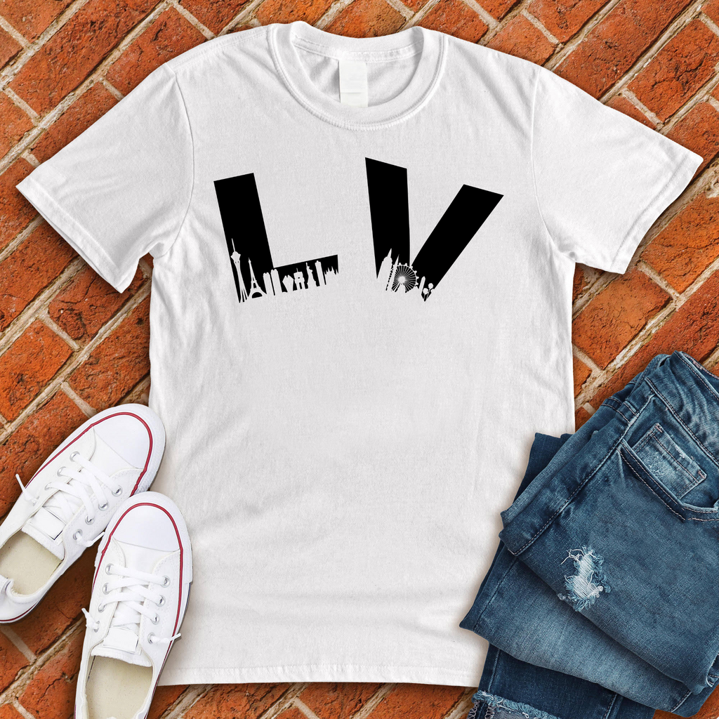 LV Curve T-Shirt T-Shirt tshirts.com White L 