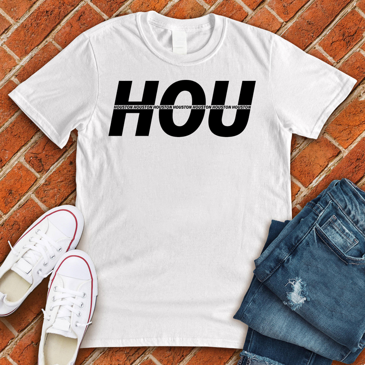 HOU Stripe T-Shirt Image