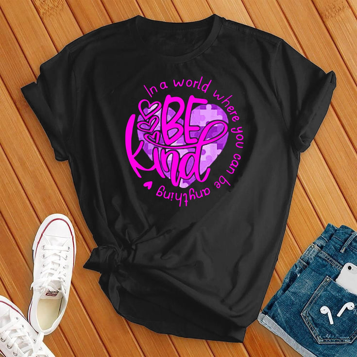 Be Kind Hearts T-Shirt Image