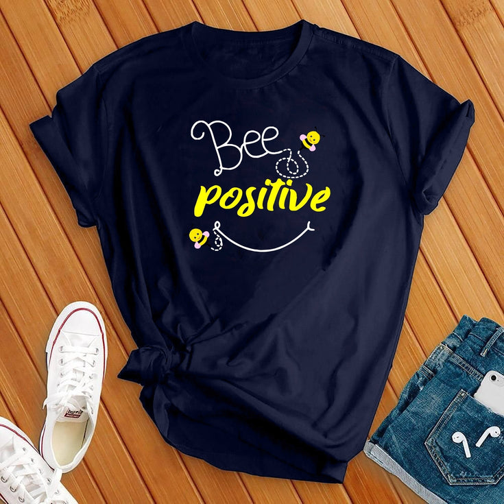 Bee Positive Smile T-Shirt Image