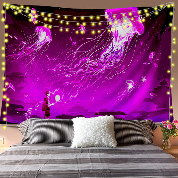 Jellyfish Paradise Tapestry Image