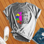 Live Love Flower T-Shirt Image