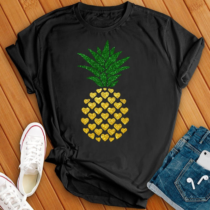 Pineapple Hearts T-Shirt Image