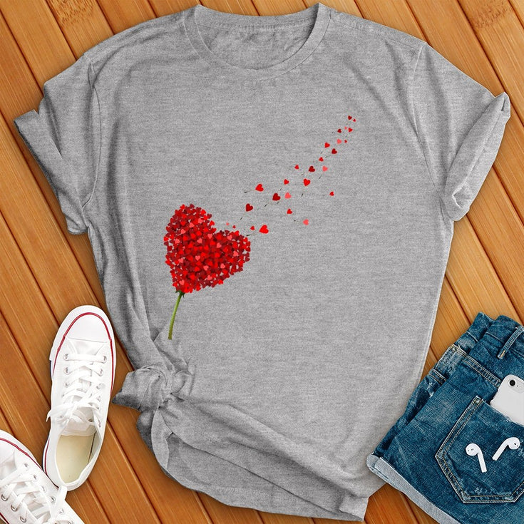 Rose Hearts T-Shirt Image