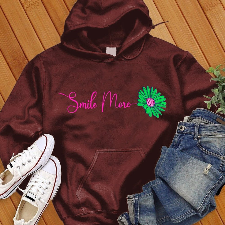 Smile More Daisy Hoodie Image