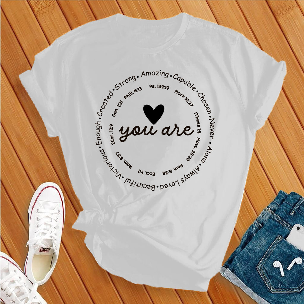 You Are Unisex Jersey Short Sleeve T-Shirt T-Shirt tshirts.com White S 